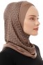 Silva Cross - Mörk Taupe One-Piece Al Amira Hijab