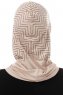 Silva Cross - Ljus Taupe One-Piece Al Amira Hijab