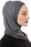 Silva Cross - Mörkgrå One-Piece Al Amira Hijab