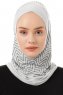 Silva Cross - Ljusgrå One-Piece Al Amira Hijab