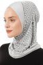 Silva Cross - Ljusgrå One-Piece Al Amira Hijab