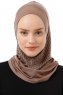 Silva Plain - Mörk Taupe One-Piece Al Amira Hijab