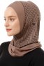 Silva Plain - Mörk Taupe One-Piece Al Amira Hijab