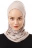 Silva Plain - Ljus Taupe One-Piece Al Amira Hijab