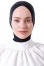 Elnara - Svart Cross Hijab Underslöja