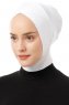 Elnara - Creme Cross Hijab Underslöja