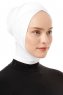 Elnara - Creme Cross Hijab Underslöja