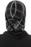 Ekose Plain - Svart & Ljusgrå One-Piece Al Amira Hijab