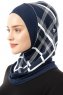 Ekose Plain - Marinblå One-Piece Al Amira Hijab
