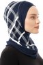 Ekose Plain - Marinblå One-Piece Al Amira Hijab