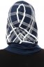 Ekose Plain - Marinblå One-Piece Al Amira Hijab