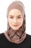 Ekose Plain - Mörk Taupe One-Piece Al Amira Hijab