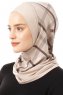 Ekose Plain - Ljus Taupe One-Piece Al Amira Hijab