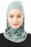 Ekose Plain - Grön One-Piece Al Amira Hijab