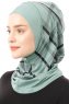 Ekose Plain - Grön One-Piece Al Amira Hijab
