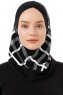 Ekose Cross - Svart & Vit One-Piece Al Amira Hijab
