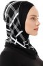 Ekose Cross - Svart & Vit One-Piece Al Amira Hijab