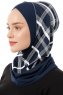 Ekose Cross - Marinblå One-Piece Al Amira Hijab