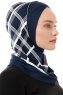 Ekose Cross - Marinblå One-Piece Al Amira Hijab