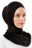 Ceren - Svart Praktisk Viskos Hijab