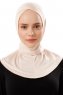 Ceren - Beige Praktisk Viskos Hijab