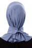 Ceren - Indigo Praktisk Viskos Hijab
