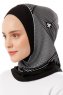 Wind Plain - Svart & Vit One-Piece Al Amira Hijab