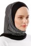Wind Plain - Svart & Vit One-Piece Al Amira Hijab