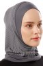 Wind Plain - Mörkgrå One-Piece Al Amira Hijab