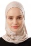Logo Plain - Ljus Taupe One-Piece Al Amira Hijab