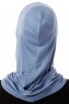 Logo Plain - Indigo One-Piece Al Amira Hijab