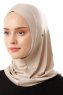 Logo Cross - Ljus Taupe One-Piece Al Amira Hijab