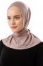 Sportif Plain - Stengrå Praktisk Viskos Hijab