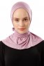 Sportif Plain - Lila Praktisk Viskos Hijab