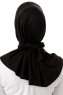 Sportif Cross - Svart & Gold Praktisk Viskos Hijab