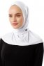 Sportif Cross - Vit Praktisk Viskos Hijab