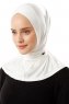 Sportif Cross - Creme Praktisk Viskos Hijab