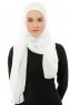 Alara Plain - Creme One Piece Chiffon Hijab