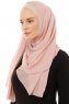 Alara Plain - Gammelrosa One Piece Chiffon Hijab