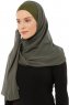 Alara Plain - Khaki One Piece Chiffon Hijab