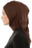 Isra Plain - Brun One-Piece Viskos Hijab