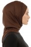 Isra Plain - Brun One-Piece Viskos Hijab