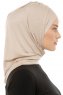 Isra Plain - Ljus Taupe One-Piece Viskos Hijab