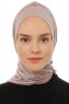 Isra Plain - Stengrå One-Piece Viskos Hijab