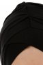 Isra Cross - Svart One-Piece Viskos Hijab
