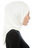 Isra Cross - Creme One-Piece Viskos Hijab