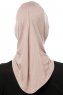 Isra Cross - Stengrå One-Piece Viskos Hijab