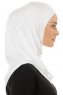 Hanfendy Plain Logo - Vit One-Piece Hijab
