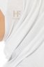 Hanfendy Plain Logo - Vit One-Piece Hijab