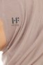 Hanfendy Plain Logo - Stengrå One-Piece Hijab
